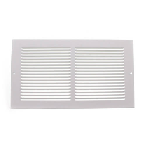 Baseboard Return Air Grilles, White 12 x 6"