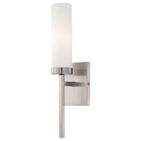 1 Light Wall Sconce Brushed Nickel