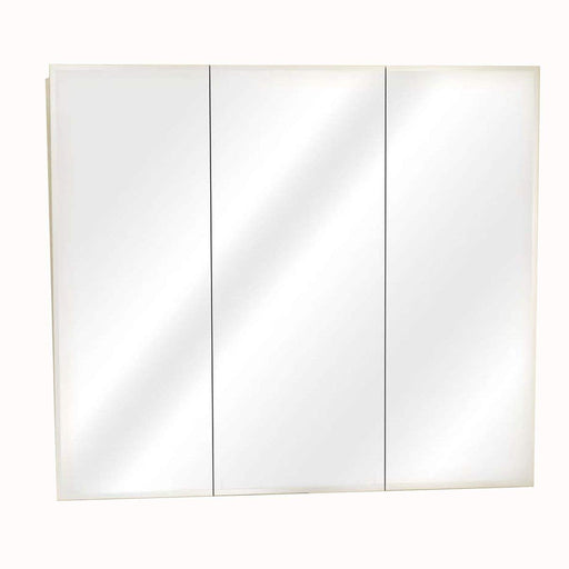 48 in Frameless Beveled Tri-View Medicine Cabinet