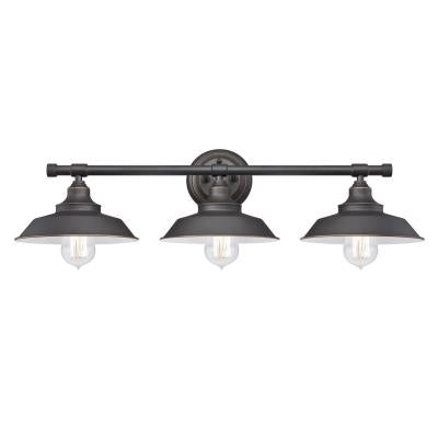 Iron Hill Three-Light Indoor Wall Fixture