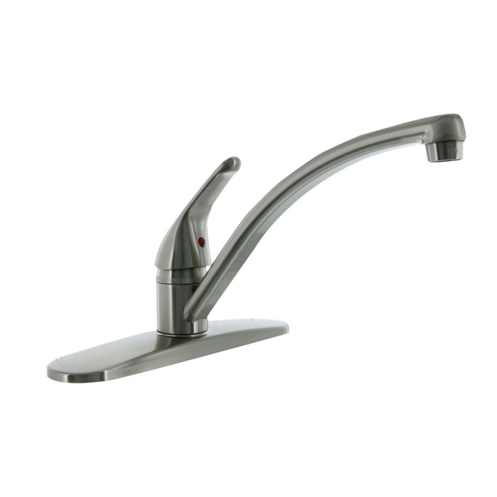 Single Handle Kitchen Faucet Satin Nickel