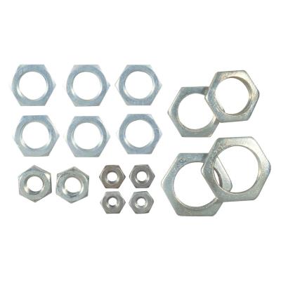 16 Assorted Hex Nuts, Steel