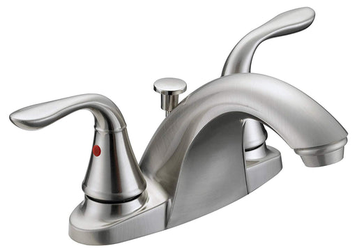 Two Handle Bathroom Faucet Satin Nickel