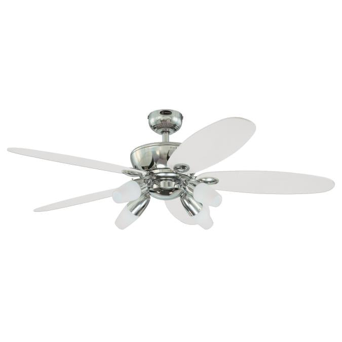 Panorama 52-Inch Reversible Five-Blade Indoor Ceiling Fan