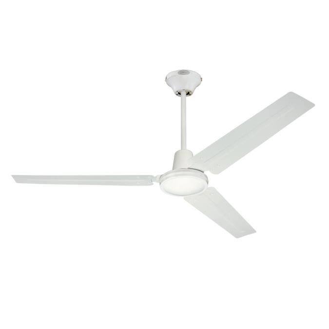 Industrial 56-Inch Three-Blade Indoor Ceiling Fan Ball Hanger Installation System