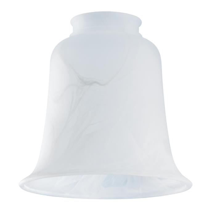 2-1/4-Inch Milky Scavo Glass Bell