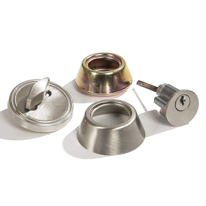 6-Way Latch Deadbolt Satin Nickel