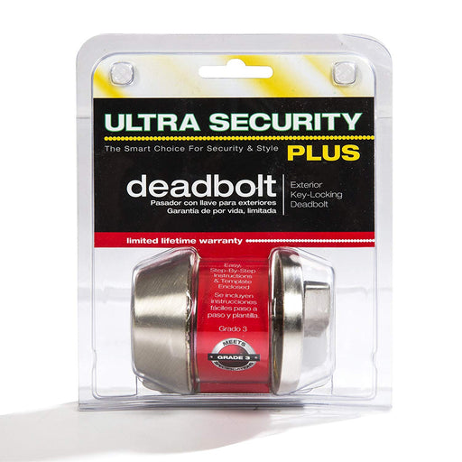 6-Way Latch Deadbolt Satin Nickel
