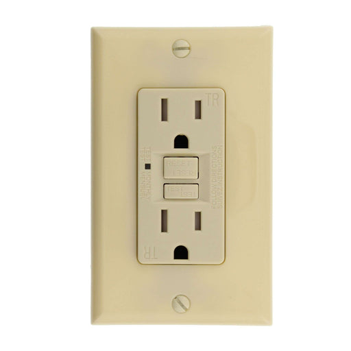 GFCI 15 AMP Ivory