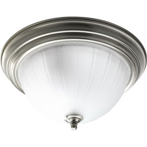 13" Brushed Nickel Flushmount Light