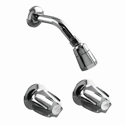Two Handle Shower Faucet Chrome