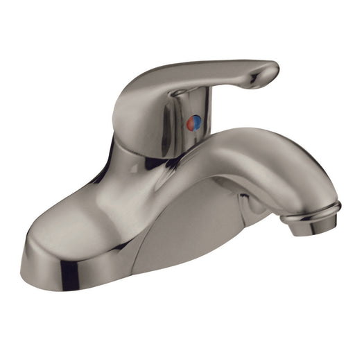 Satin Nickel Single-Handle Bathroom Faucet