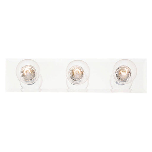3 Light Bath Bar, Chrome Finish