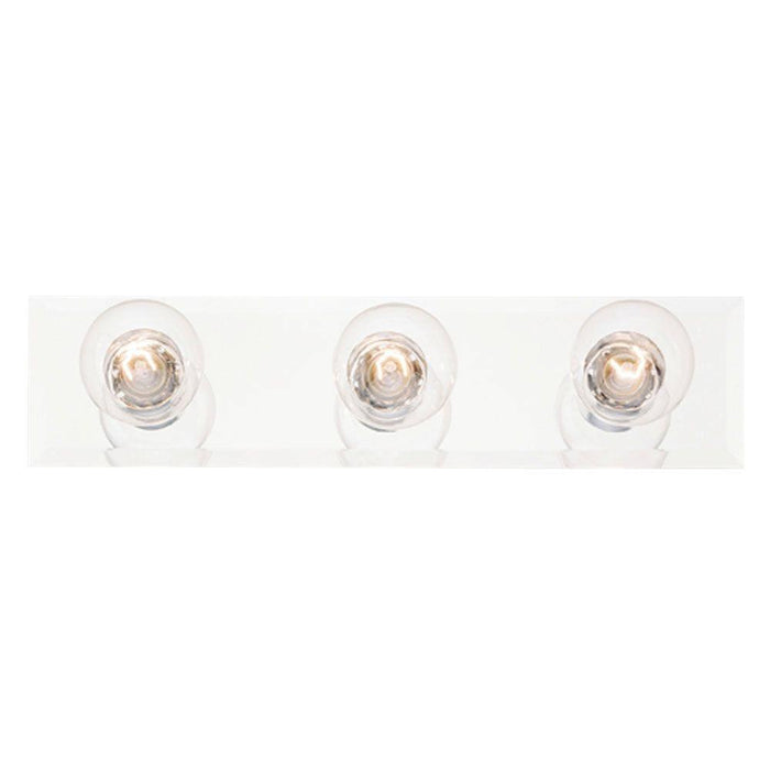 3 Light Bath Bar, Chrome Finish