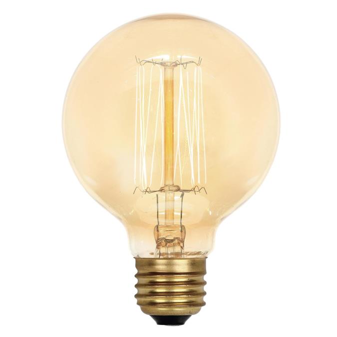 60 Watt G25 Timeless Vintage Inspired Bulb
