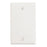 1-Gang Box Mount Standard Blank Plastic Wallplate White