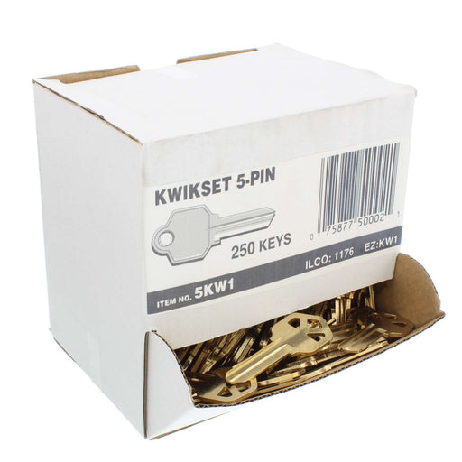 Kwikset 5-Pin Key Blanks Box of 250