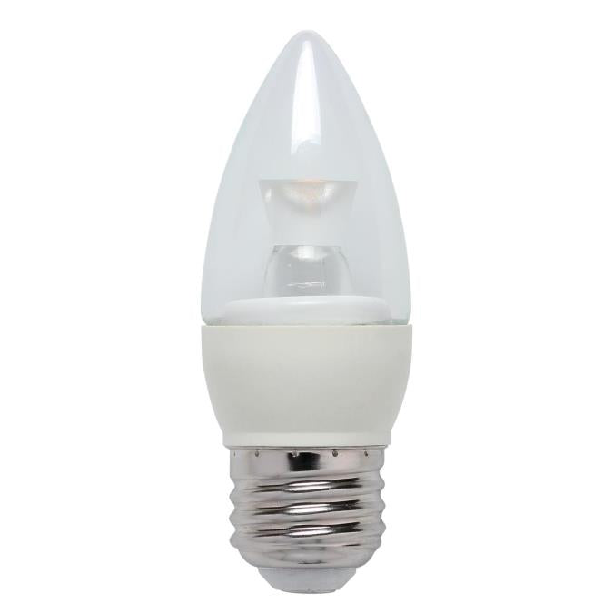 3 Watt (Replaces 25 Watt) Torpedo B10 Dimmable LED Light Bulb