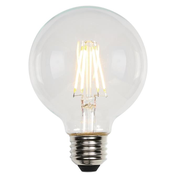 6-1/2 Watt (60 Watt Equivalent) G25 Dimmable Filament LED Light Bulb