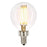 4-1/2 Watt (40 Watt Equivalent) G16-1/2 Dimmable Filament LED Light Bulb