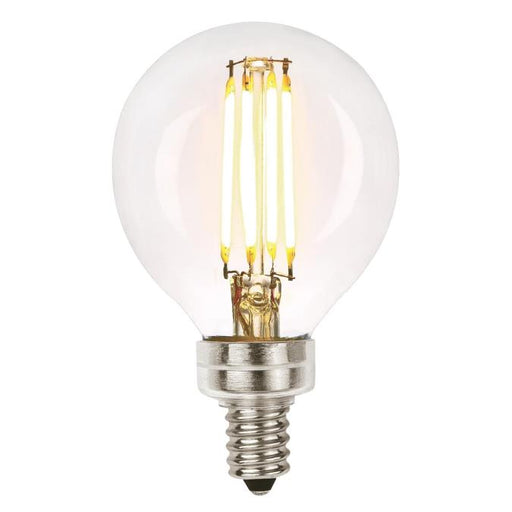 4-1/2 Watt (40 Watt Equivalent) G16-1/2 Dimmable Filament LED Light Bulb