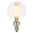 6 Watt (60 Watt Equivalent) G16-1/2 Dimmable Filament LED Light Bulb