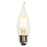 4-1/2 Watt (40 Watt Equivalent) CA10 Dimmable Filament LED Light Bulb