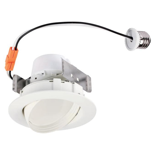 10 Watt (65 Watt Equivalent) 4-Inch Dimmable Sloped Recessed LED Downlight ENERGY STAR