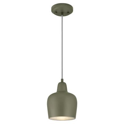 One-Light Indoor Mini Pendant Matte Grey