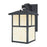 One-Light Outdoor Wall Lantern with Dusk to Dawn Sensor