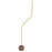 36" Walnut Wooden Ball Pull Chain