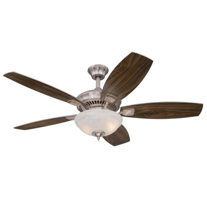 Tulsa 52-Inch Reversible Five-Blade Indoor Ceiling Fan