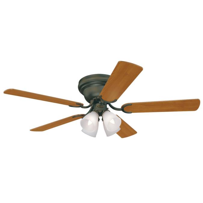 Contempra IV 52-Inch Indoor Ceiling Fan with Light Kit
