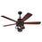 Stella Mira 52-Inch Indoor Ceiling Fan with Dimmable LED Light Kit