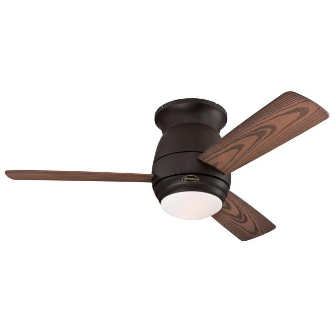 Halley 44-Inch Indoor/Outdoor Ceiling Fan with Dimmable LED Light Kit Remote Control Included