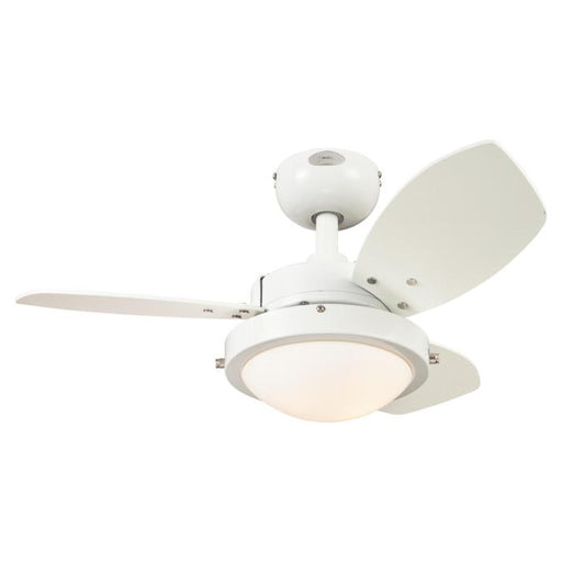 Wengue 30-Inch Reversible Three-Blade Indoor Ceiling Fan