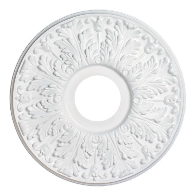15-1/2-Inch Victorian Molded Plastic Ceiling Medallion