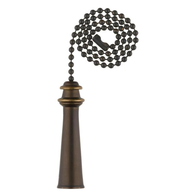 Oil Rubbed Bronze Finish Trophy Pull Chain