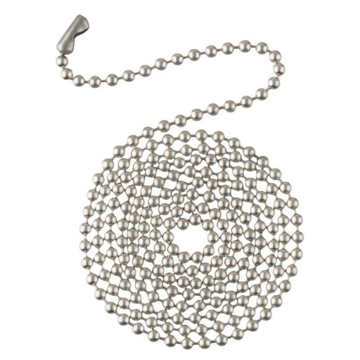 3' Brushed Pewter Beaded Chain with Connector