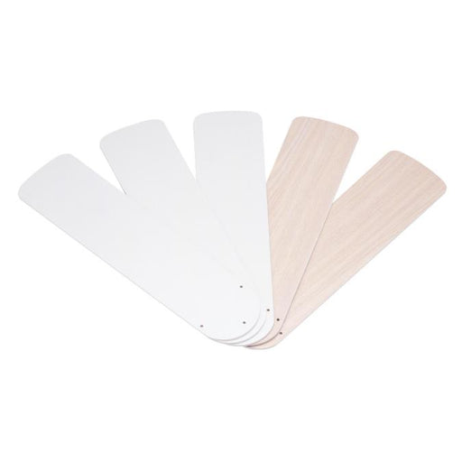 42-Inch White/Bleached Oak Replacement Fan Blades