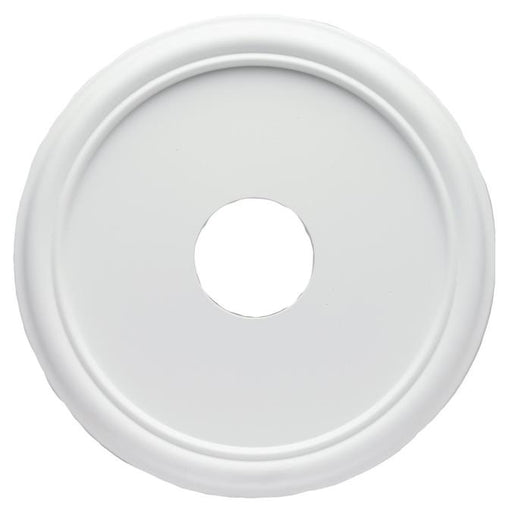 16-Inch Smooth Molded Plastic Ceiling Medallion