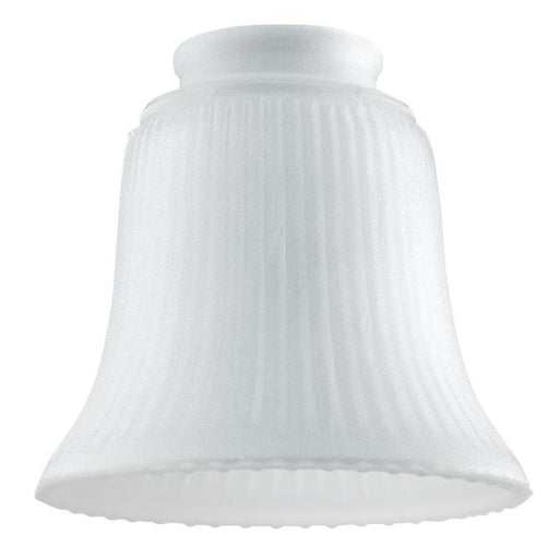 2-1/4-Inch Frosted Ribbed Glass Bell