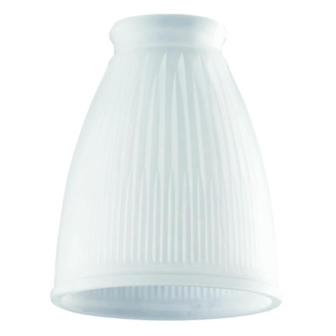 2-1/4-Inch Frosted Pleated Glass Shade