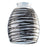 2-1/4-Inch Clear with Black Rope Glass Shade