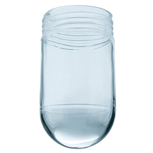 3-1/4-Inch Vapor Proof Clear Glass Threaded Neck Shade
