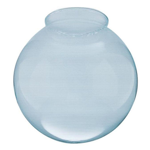 4-Inch Handblown Gloss Clear Glass Globe