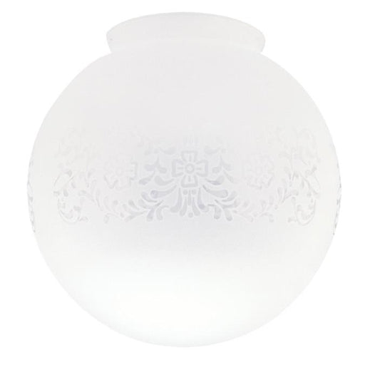 4-Inch Handblown Frosted Victorian Glass Globe