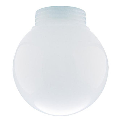 3-1/4-Inch White Polycarbonate Threaded Neck Globe