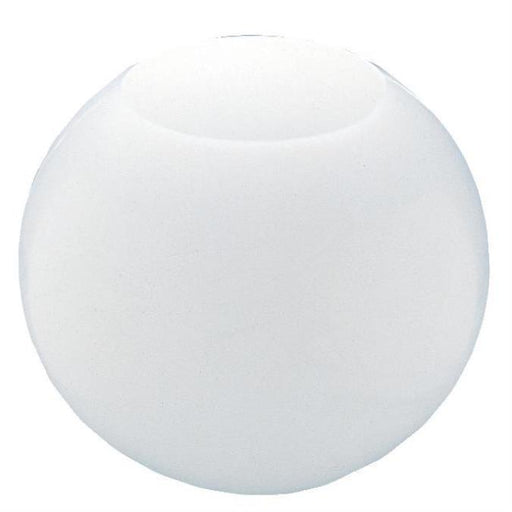 5-1/4-Inch White Acrylic Neckless Globe