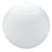5-1/4-Inch White Acrylic Neckless Globe